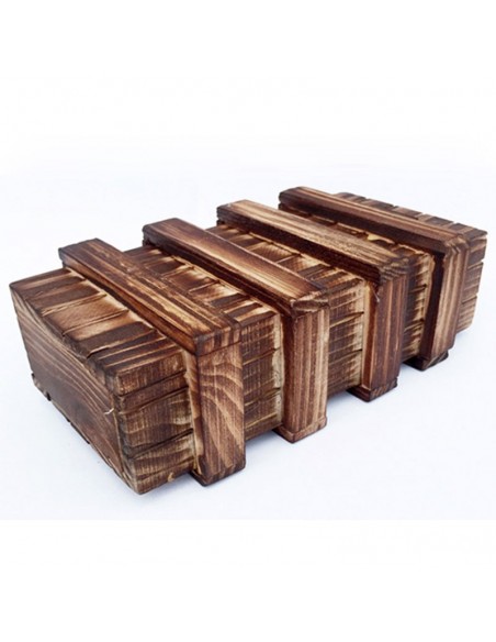 ‍Caja de Madera Rompecabezas Juguete para Niños Vintage