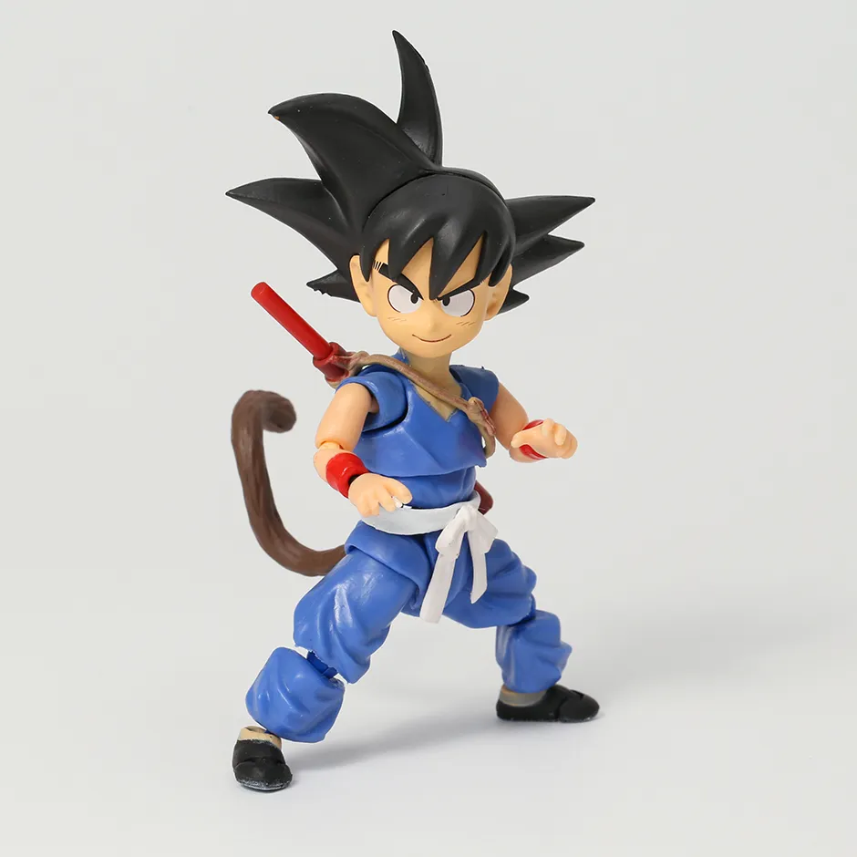Goku niño articulado con baston